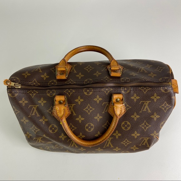 LOUIS VUITTON Speedy 35 Hand Bag Monogram Canvas - Picture 5 of 16